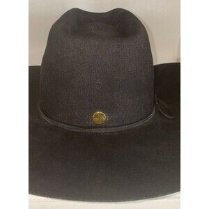 Black Gigi Pip 100% Wool Hat Size 57